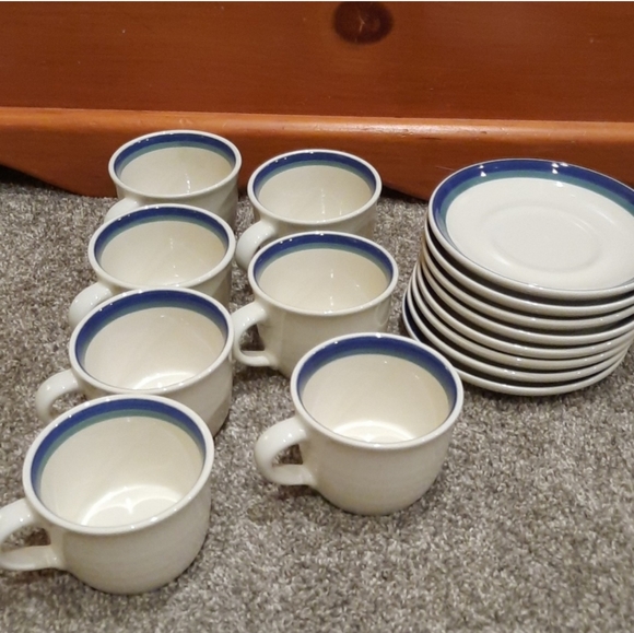 Pfaltzgraff Northwinds Vintage Saucers - Picture 2 of 3